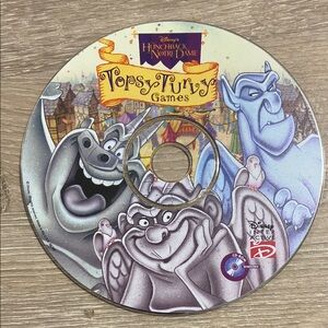 Disney's The Hunchback of Notre Dame: Topsy Turvy Games (PC, 1996) Just The Disc